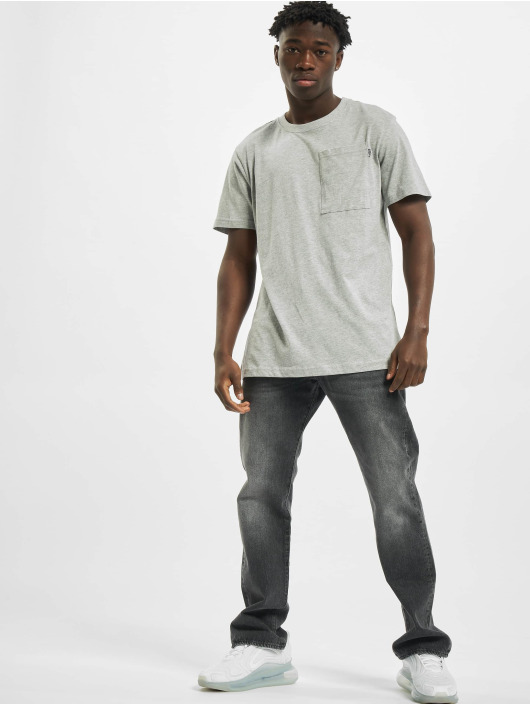 Urban Classics T-skjorter Basic Pocket grå