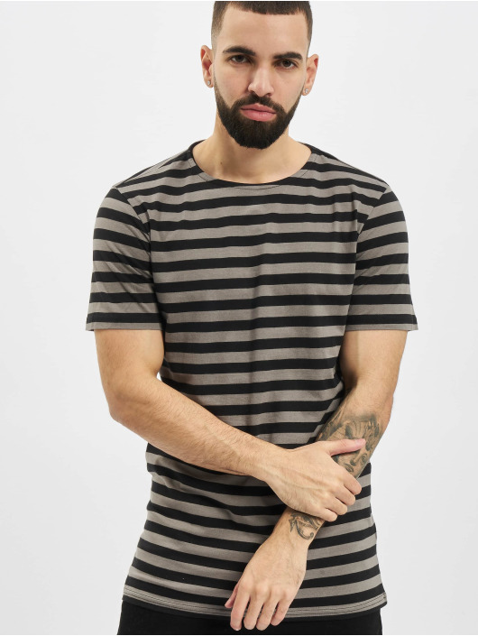 Urban Classics T-skjorter Stripe Tee grå