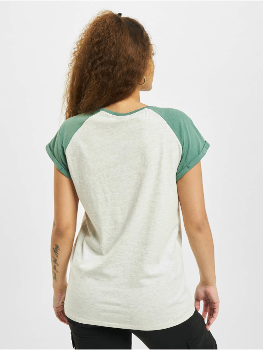 Urban Classics T-skjorter Contrast Raglan grå