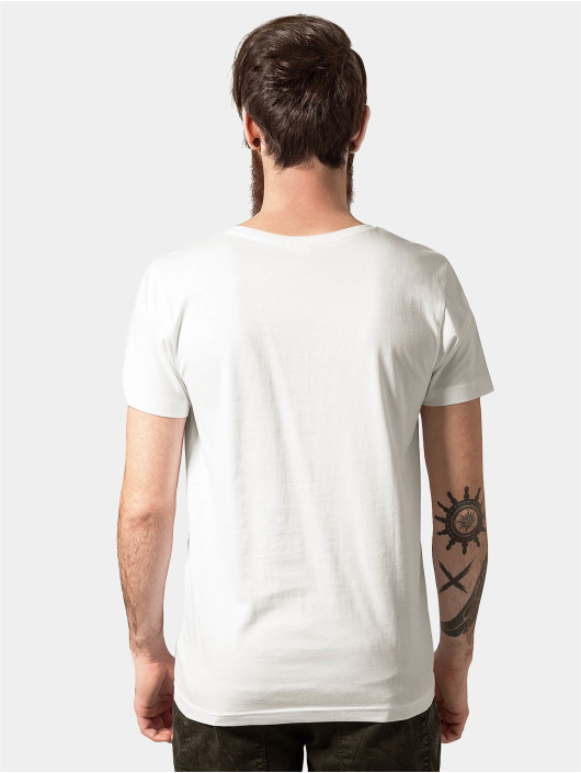 Urban Classics T-skjorter Contrast Pocket hvit