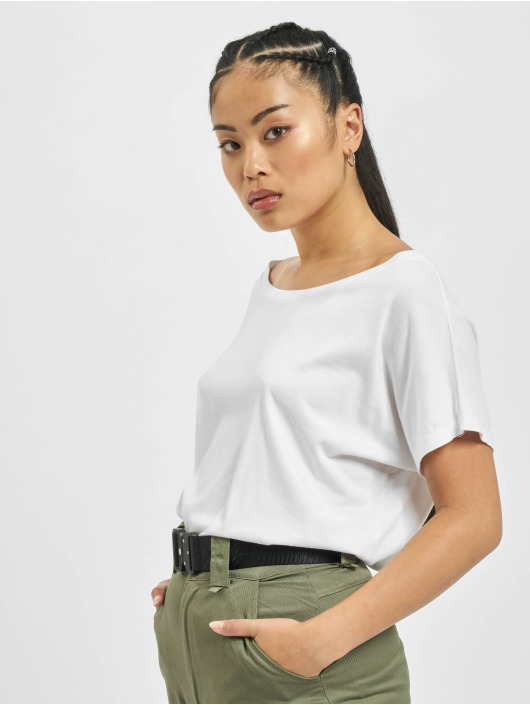 Urban Classics T-skjorter Basic Drop hvit