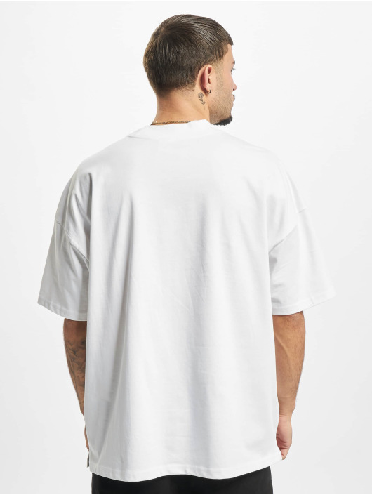 Urban Classics T-skjorter Oversized Mock Neck hvit
