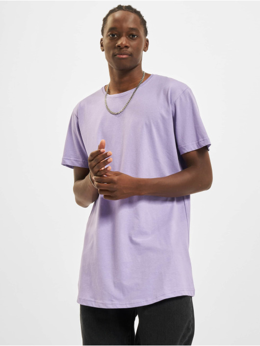 Urban Classics T-skjorter Shaped Long lilla