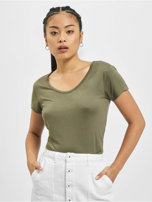 Urban Classics T-skjorter Ladies Basic Viscose oliven