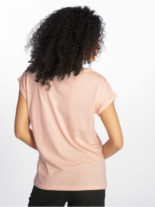 Urban Classics T-skjorter Extended Shoulder rosa
