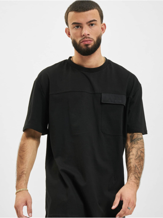 Urban Classics T-skjorter Oversized Big Flap Pocket svart