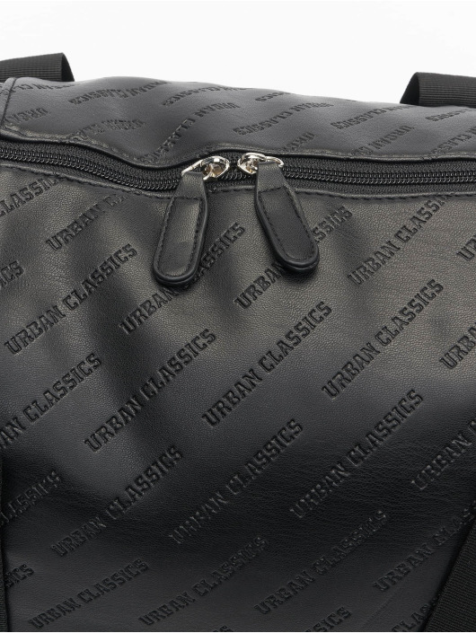 Urban Classics Tasche Imitation Leather Weekender schwarz
