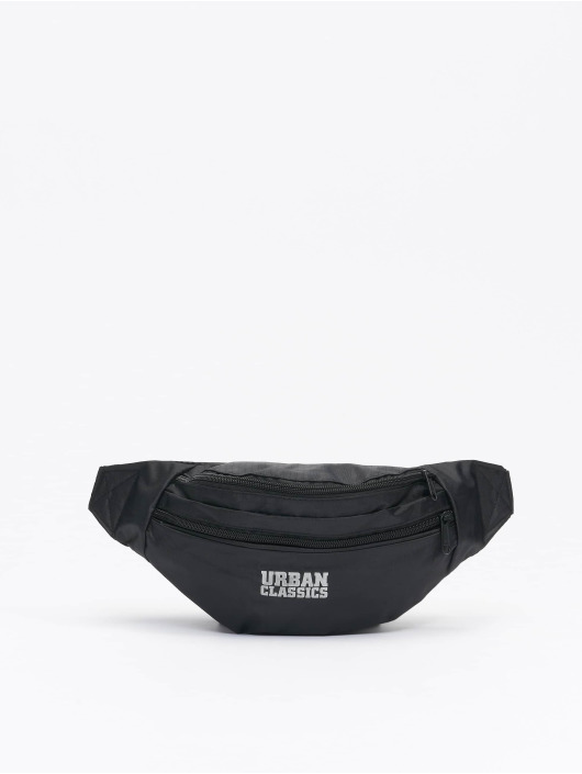 Urban Classics Herren Tasche Recycled Ribstop Double Zip Shoulder in schwarz