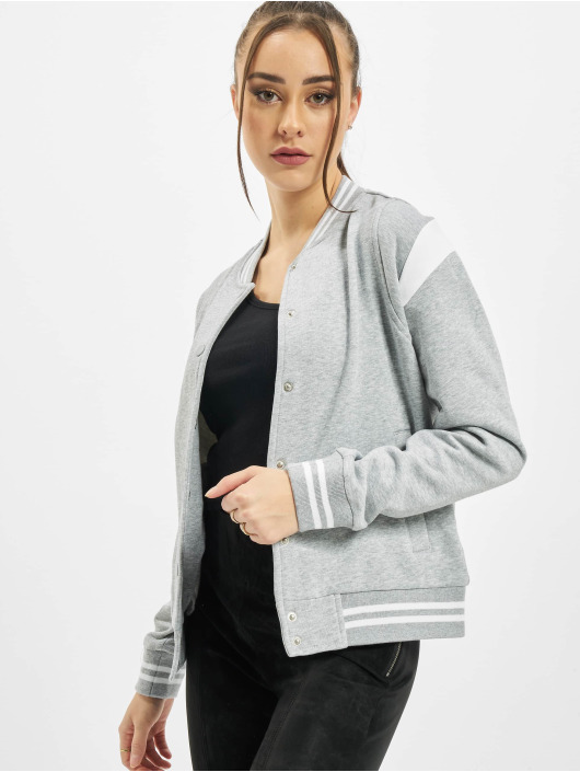 Urban Classics Teddy Ladies Organic Inset College gris