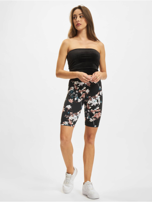Urban Classics Top Ladies Short Velvet Tube black