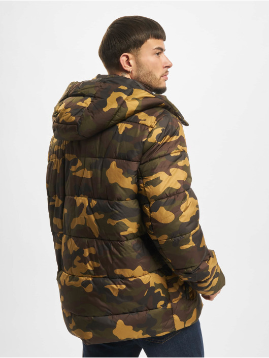 Urban Classics Toppatakkeja Hooded Camo camouflage