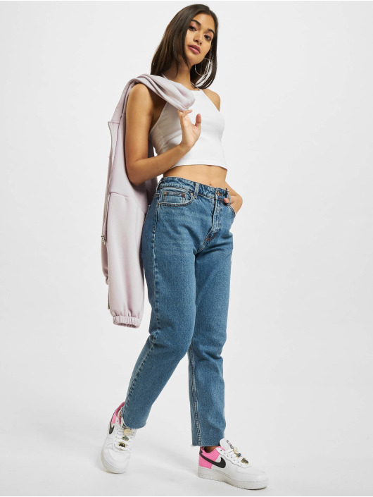 Urban Classics Tops Cropped Neckholder bialy
