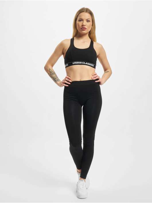Urban Classics Tops 2-Pack Ladies Logo nero