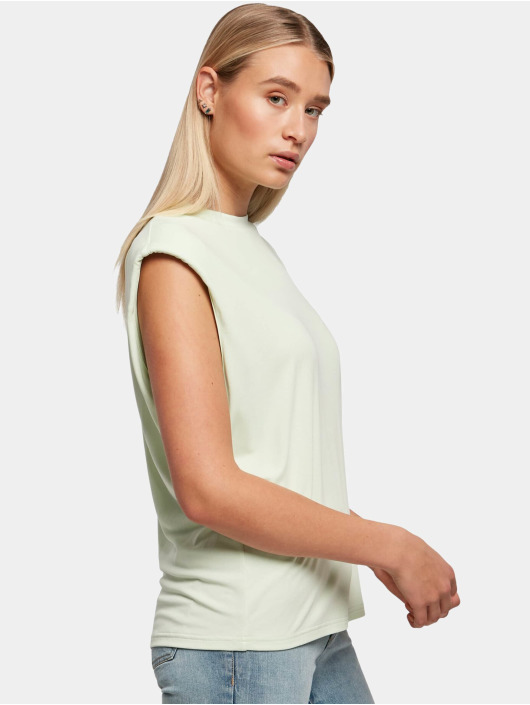 Urban Classics Topy/Tielka Ladies Modal Padded Shoulder zelená