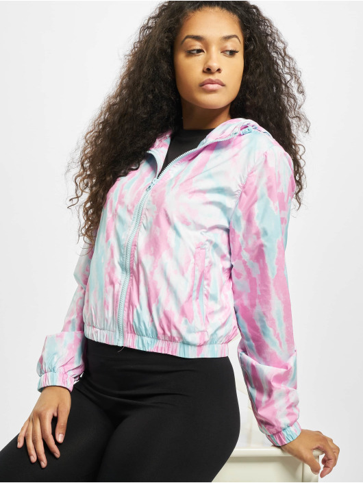 Urban Classics Transitional Jackets Tie Dye blå