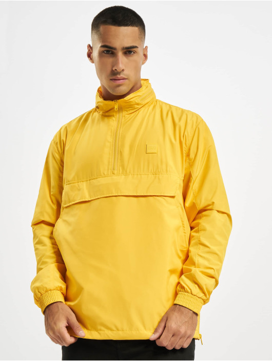 Urban Classics Transitional Jackets Hidden Hood Pull Over gul