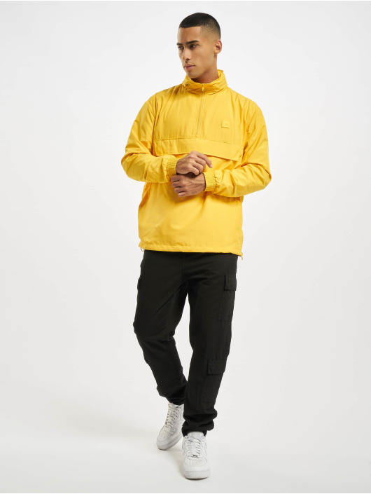 Urban Classics Transitional Jackets Hidden Hood Pull Over gul