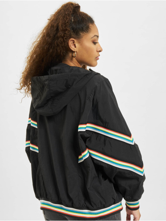 Urban Classics Transitional Jackets Multicolor Rib Batwing svart