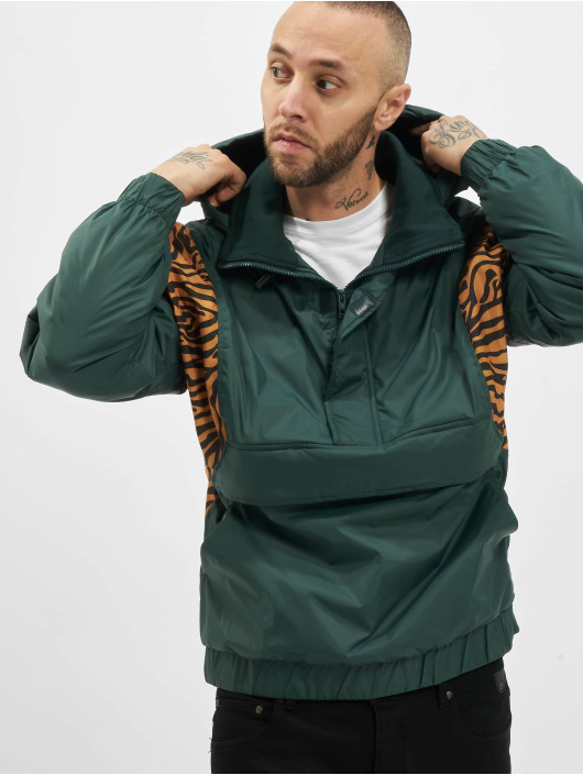 Urban Classics Herren Übergangsjacke Animal Mixed in grün