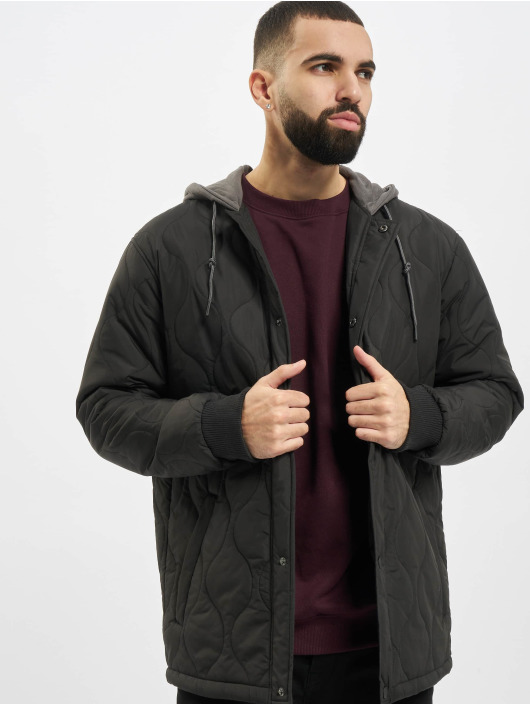 Urban Classics Herren Übergangsjacke Quilted in schwarz