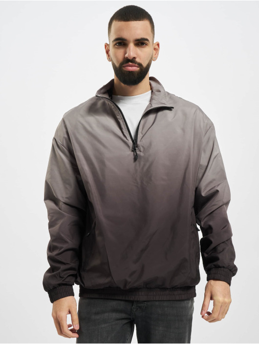 Urban Classics Herren Übergangsjacke Gradient Pull Over in schwarz