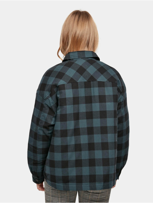 Urban Classics Välikausitakit Ladies Flanell Padded sininen