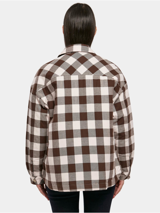Urban Classics Välikausitakit Ladies Flanell Padded vaaleanpunainen