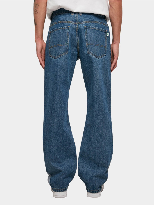 Urban Classics Vaqueros rectos Organic Triangle Straight Fit Jeans Mid azul