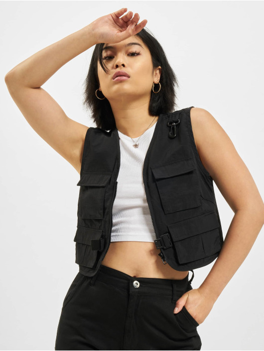 Urban Classics Vest Ladies Short Tactical black