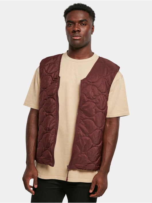 Urban Classics Vest Zipped Gilet red