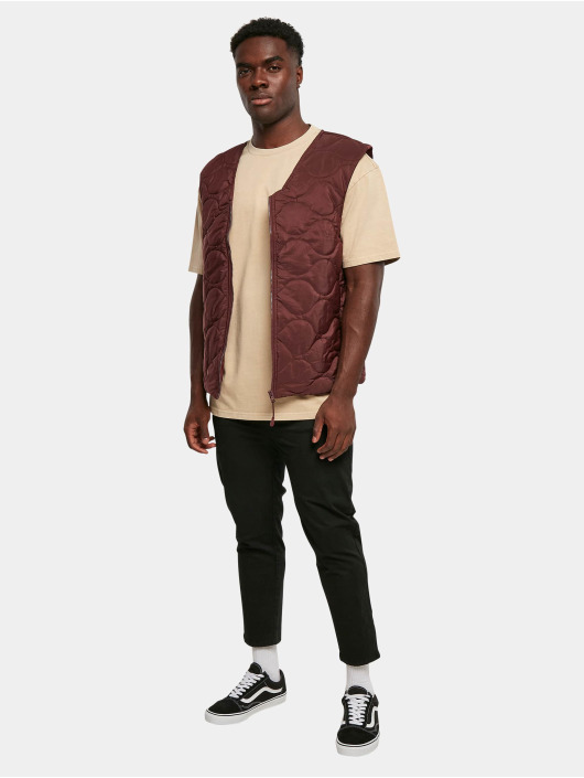 Urban Classics Vest Zipped Gilet red