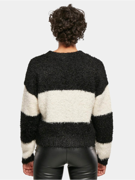 Urban Classics vest Ladies Short Oversized Feather zwart