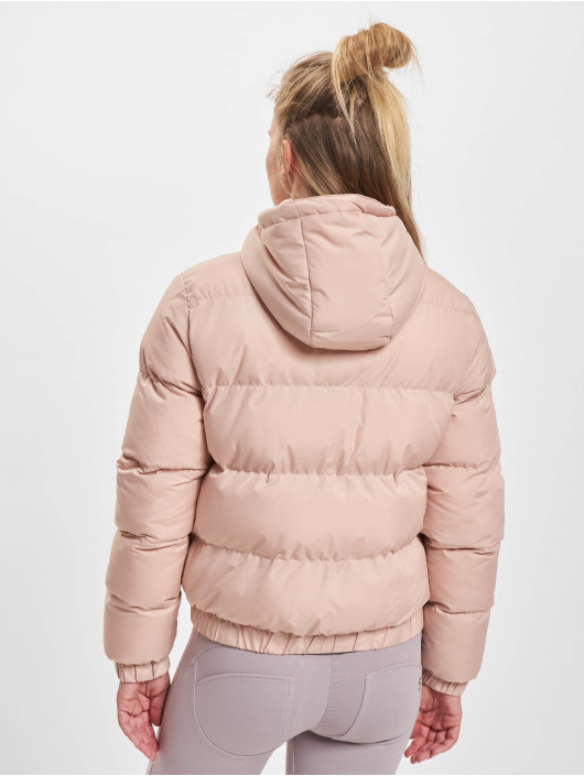 Urban Classics Veste matelassée Hooded Puffer rose