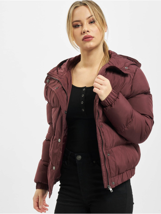 Urban Classics Veste matelassée Ladies Hooded rouge