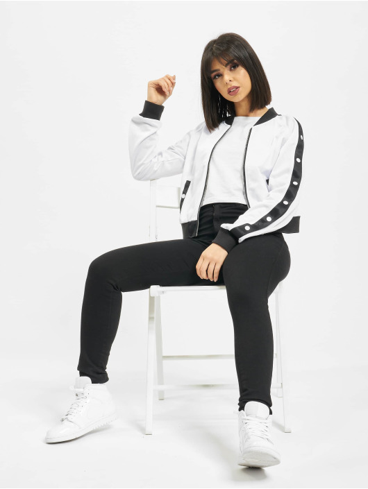 Urban Classics Veste mi-saison légère Button Up blanc