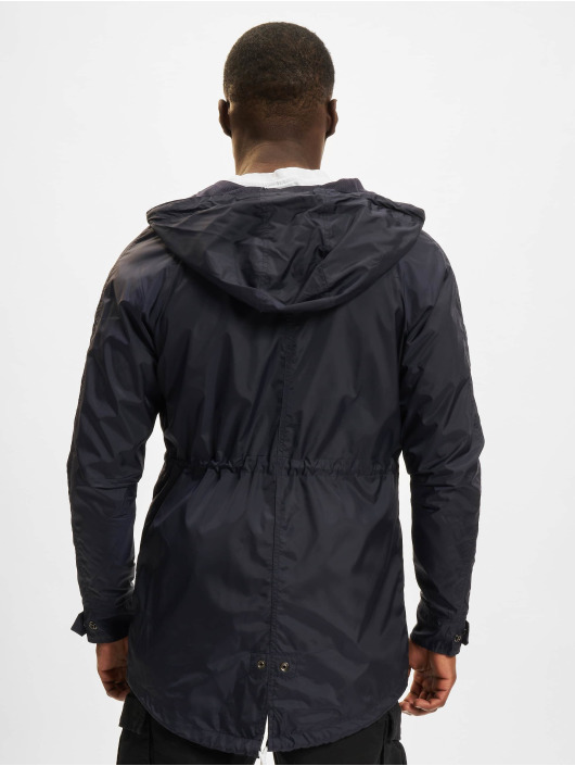 Urban Classics Veste mi-saison légère Long Nylon bleu