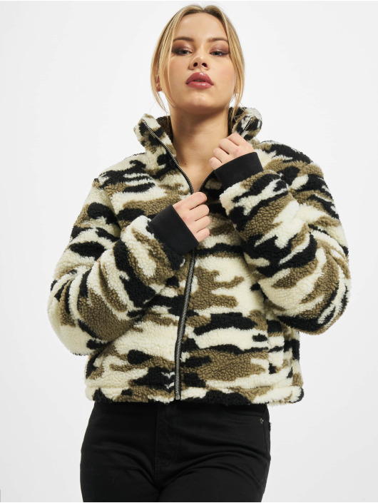 Urban Classics Veste mi-saison légère Ladies Camo Sherpa camouflage