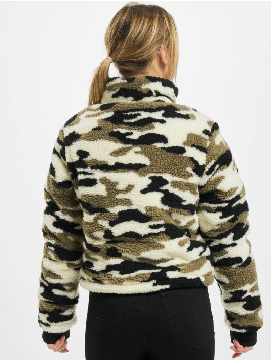 Urban Classics Veste mi-saison légère Ladies Camo Sherpa camouflage