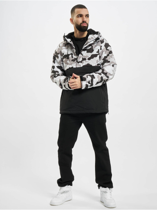Urban Classics Veste mi-saison légère Camo Mix Pull Over noir