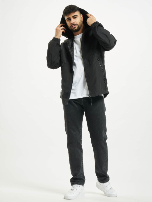 Urban Classics Veste mi-saison légère Full Zip Nylon Crepe noir