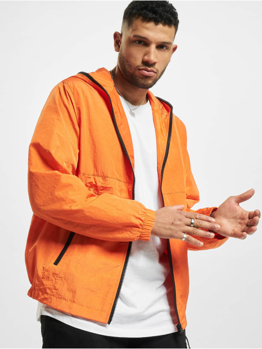 Urban Classics Veste mi-saison légère Full Zip Nylon Crepe orange