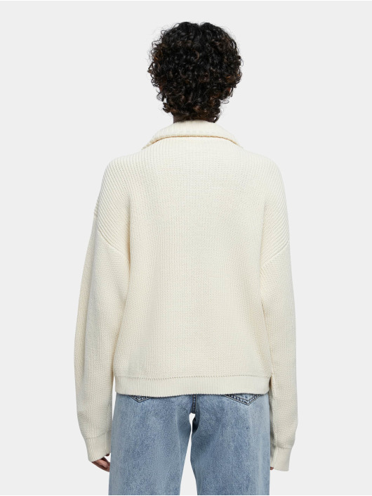 Urban Classics Vetoketjuhupparit Oversized Knit Troyer beige