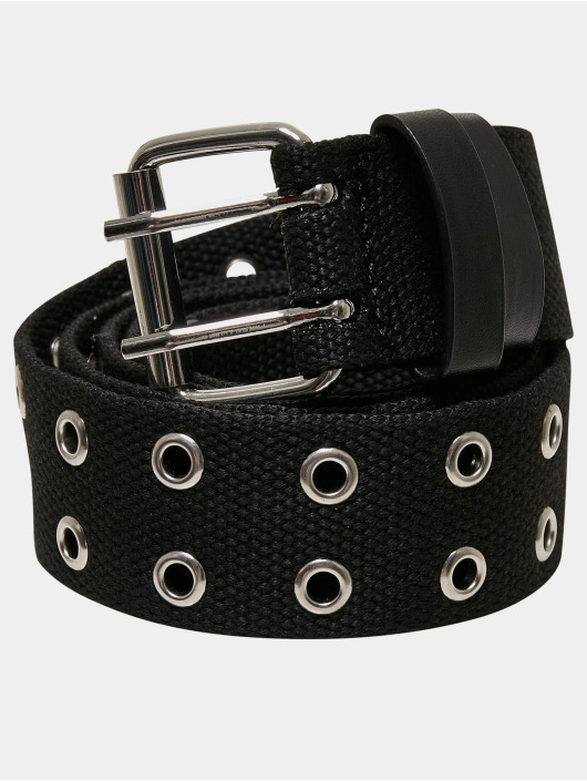Urban Classics Vyöt Polyester Eyelet musta