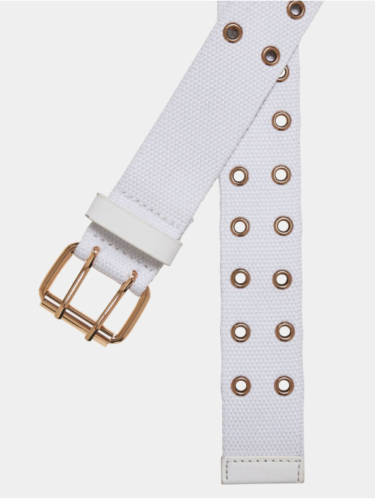 Urban Classics Vyöt Polyester Eyelet valkoinen