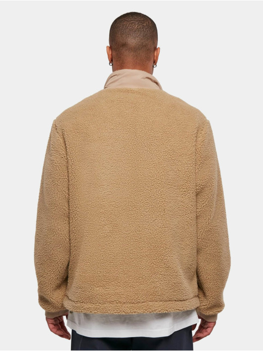 Urban Classics Winter Jacket Patched Sherpa beige