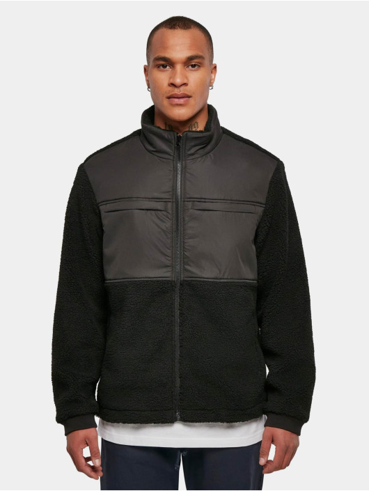 Urban Classics Winter Jacket Patched Sherpa black