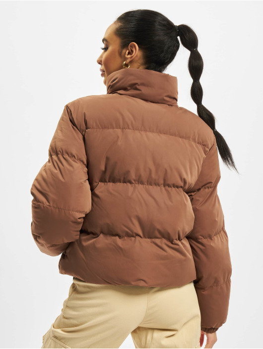 Urban Classics Winter Jacket Ladies Short Peached brown