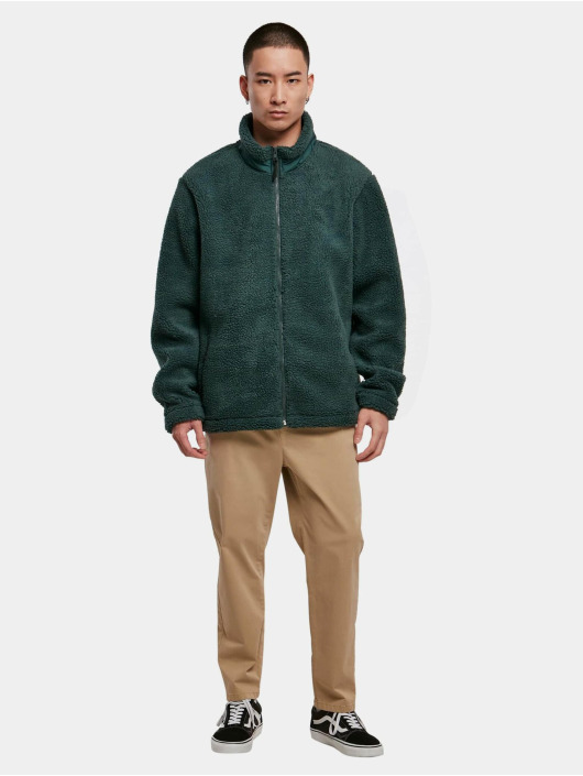 Urban Classics Winter Jacket Basic Sherpa green