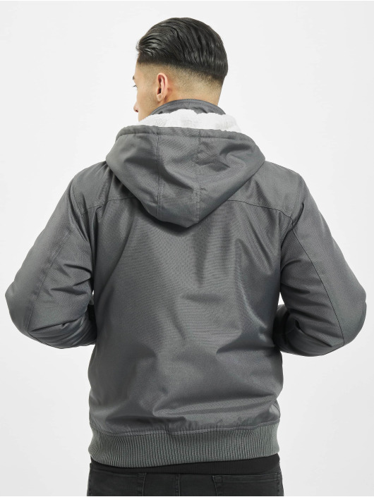 Urban Classics Winter Jacket Heavy Hooded grey