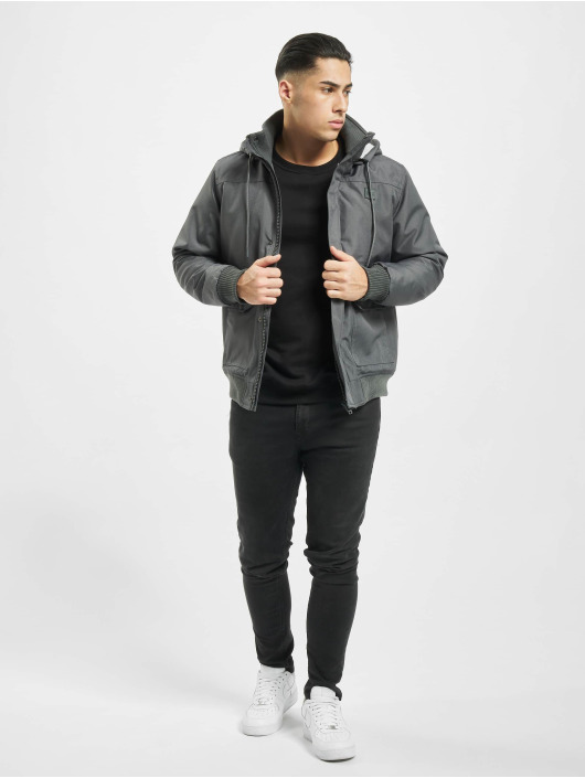 Urban Classics Winter Jacket Heavy Hooded grey